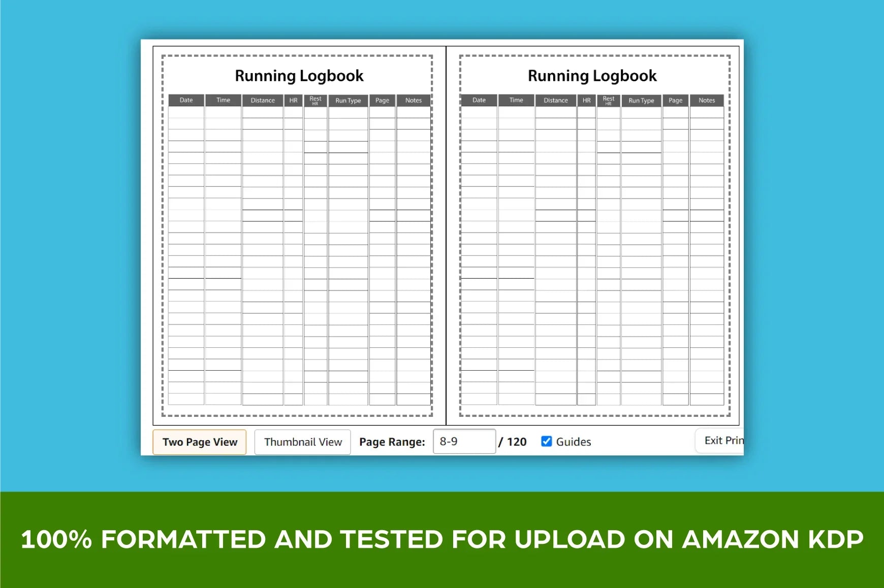 Running Logbook Planner Bundle - CraftNest - Digital Crafting and Art