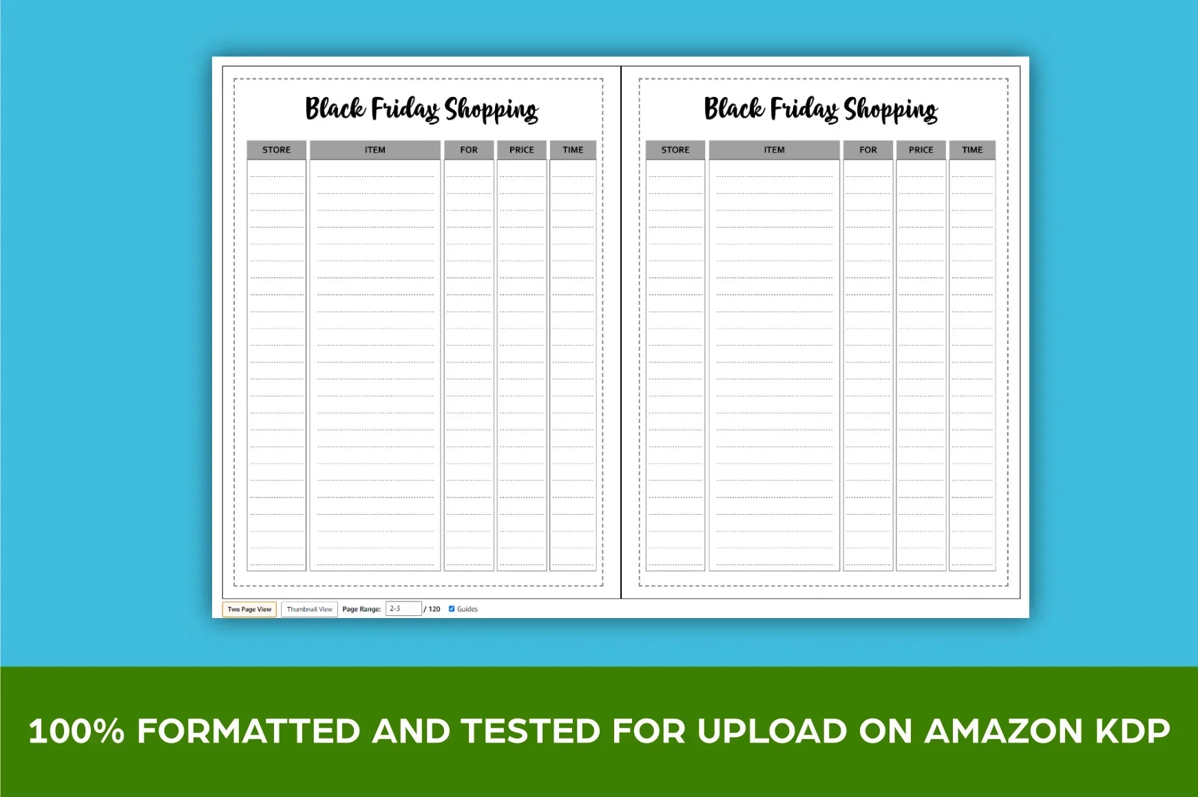 Black Friday Shopping Planner - CraftNest - Digital Crafting and Art
