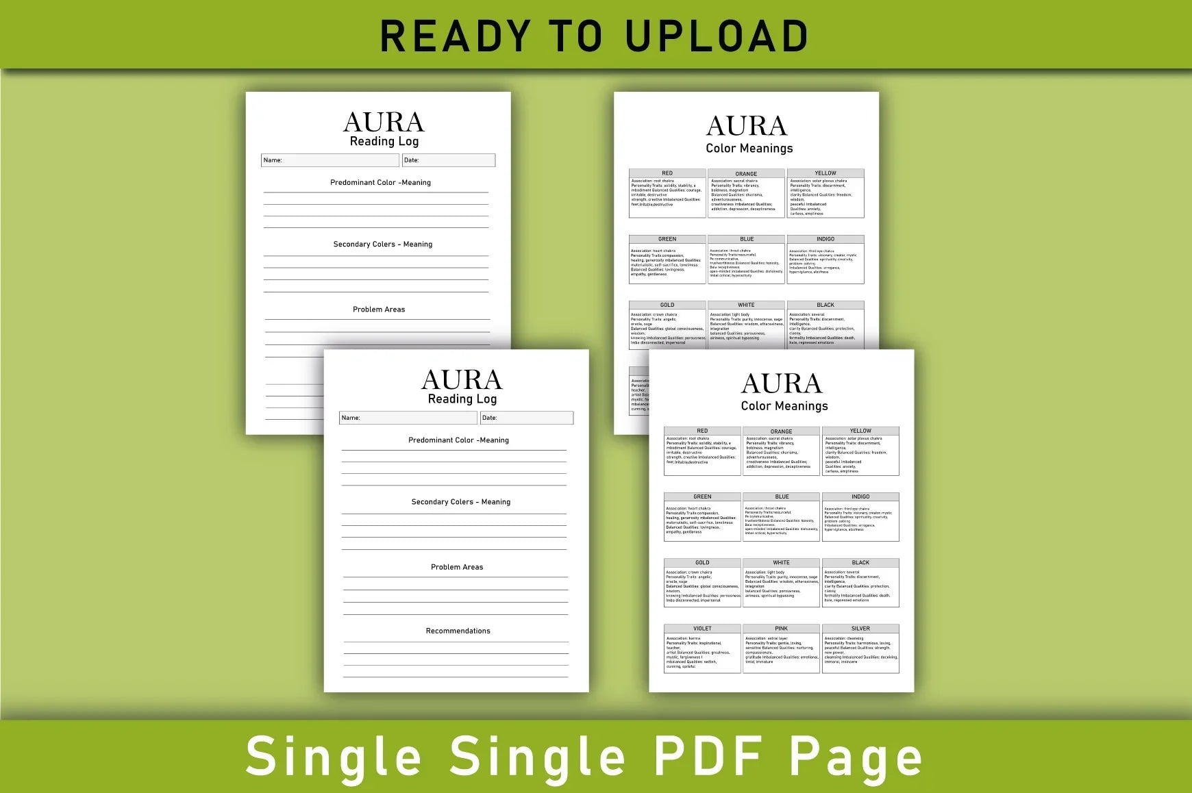 Aura Guide Book Planner - CraftNest - Digital Crafting and Art