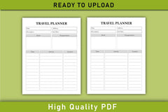 Travel Planner  Bundle - CraftNest - Digital Crafting and Art