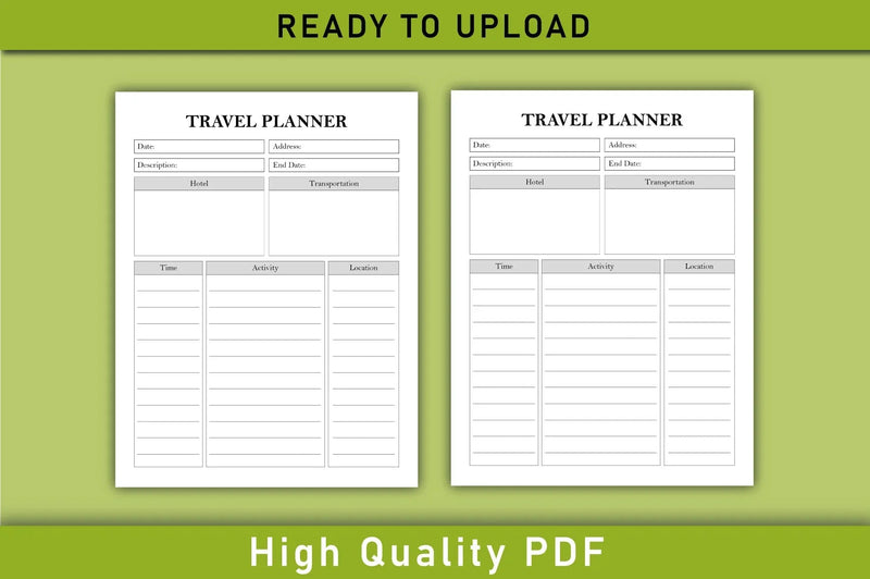 Travel Planner  Bundle - CraftNest - Digital Crafting and Art
