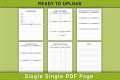 Depression and Anxiety Therapy Planner - CraftNest - Digital Crafting and Art