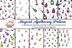 Magical Apothecary Clipart Bundle - CraftNest - Digital Crafting and Art
