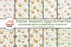 Easter Baskets & Butterflies Clipart Bundle