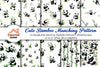 Cute Bamboo Munching Pattern Clipart Bundle