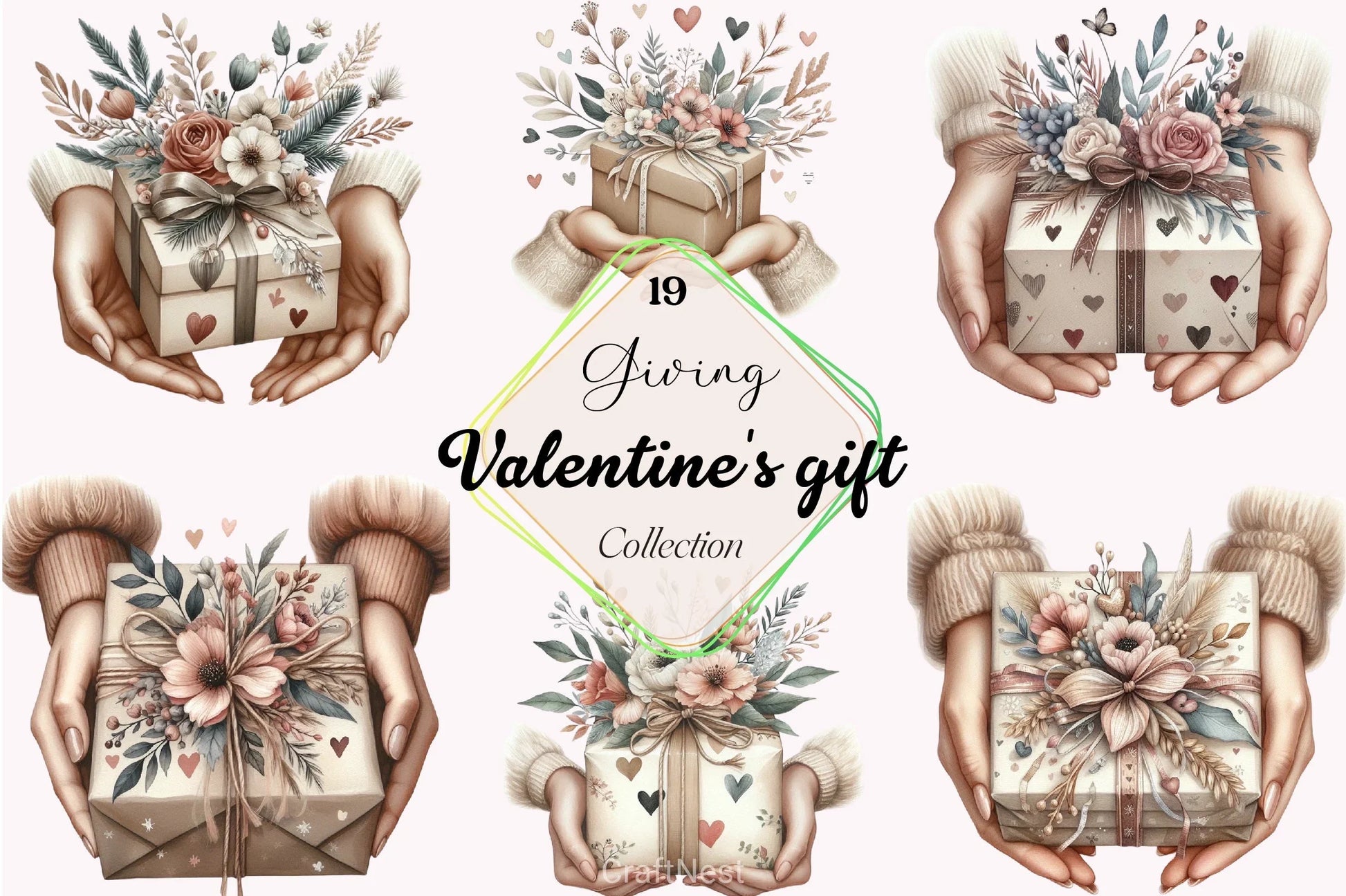Valentine's Gift Clipart Bundle - CraftNest - Digital Crafting and Art