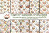 Easter Egg Basket Clipart Bundle