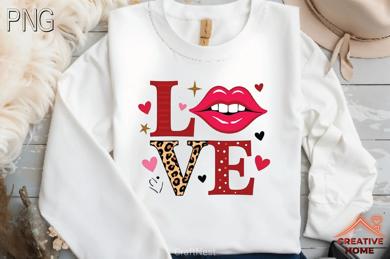 Western Love Lips Clipart Bundle - CraftNest - Digital Crafting and Art