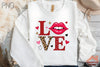 Western Love Lips Clipart Bundle