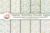 Easter Bunnies & Eggs Clipart Bundle