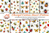 Cheerful Insect Pattern Clipart Bundle