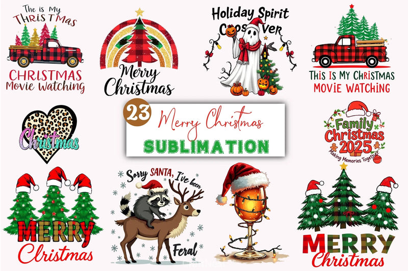 Merry Christmas Clipart Bundle 61 - CraftNest - Digital Crafting and Art