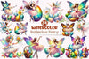 Easter Ballerina Fairy Clipart Bundle