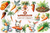 Easter Carrot Clipart Bundle