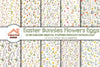 Easter Bunnies & Eggs Clipart Bundle