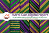Glitter Mardi Gras Digital Papers