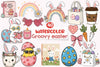 Groovy Easter Bookish Clipart Bundle