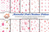 Minimalist Pink Christmas Clipart Bundle