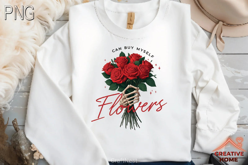 Anti Valentine's Day Flowers Clipart Bundle - CraftNest - Digital Crafting and Art