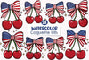 Coquette July 4th Clipart Bundle