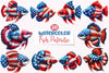 4th of July Patriotic Fish Clipart Bundle