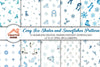 Cozy Ice Skates & Snowflakes Clipart Bundle