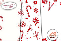 Festive Candy Cane Clipart Bundle - CraftNest - Digital Crafting and Art