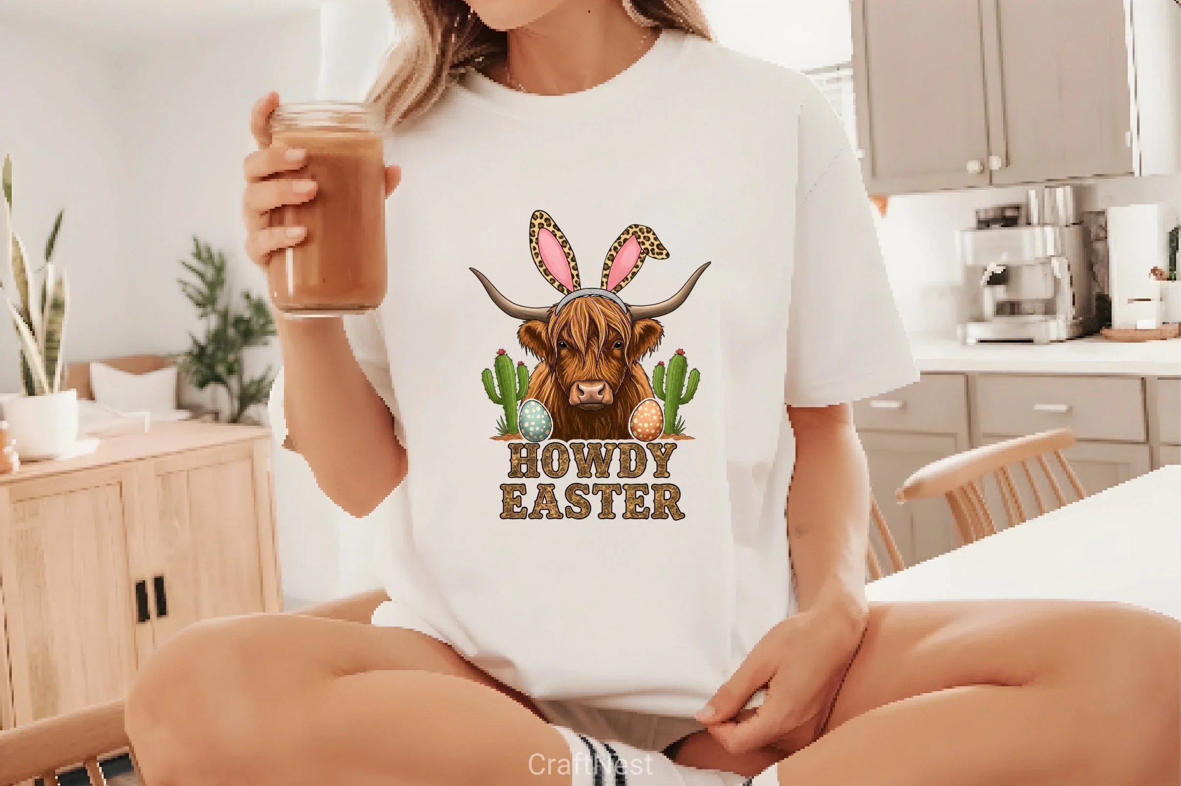 Howdy Easter Western Clipart Bundle - CraftNest - Digital Crafting and Art