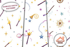 Magic Wands & Stars Clipart Bundle - CraftNest - Digital Crafting and Art