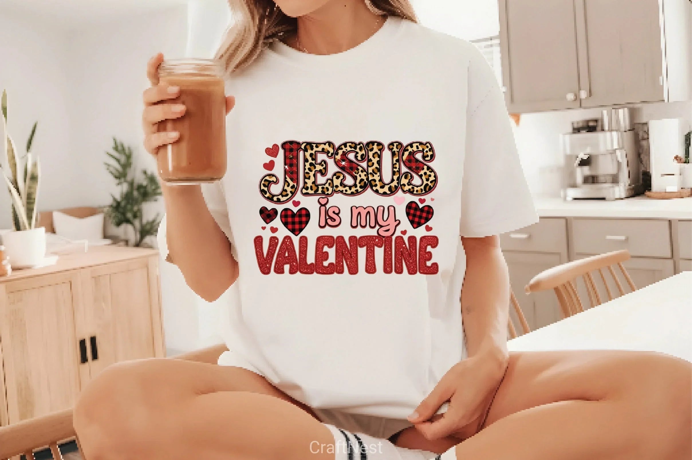 Jesus Valentine Sweatshirt Clipart Bundle - CraftNest - Digital Crafting and Art