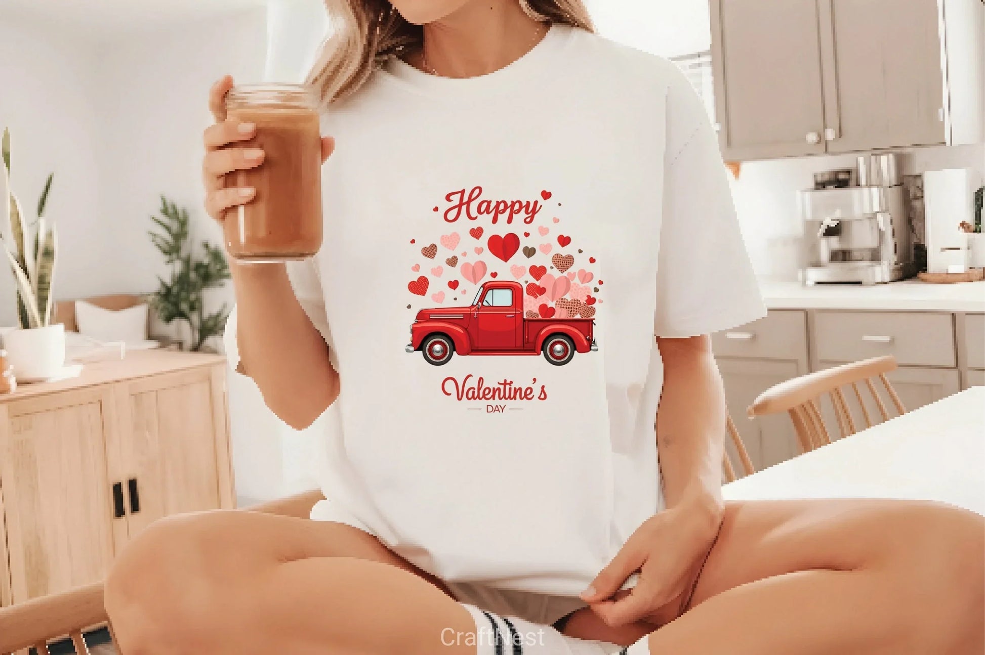 Valentine's Day Truck Hearts Clipart Bundle 5 - CraftNest - Digital Crafting and Art