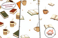 Cozy Reading & Coffee Clipart Bundle - CraftNest - Digital Crafting and Art