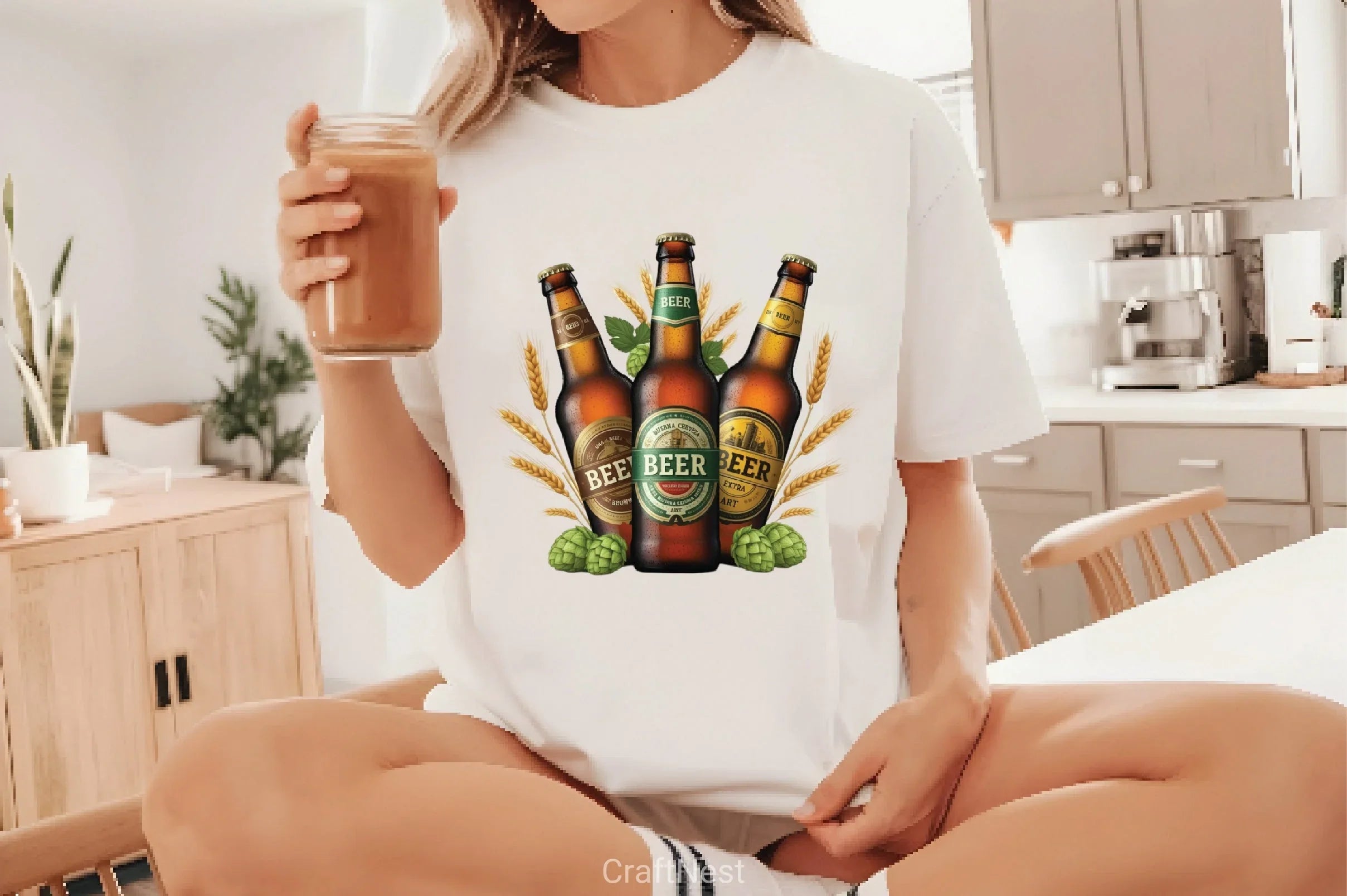 Beer Bottle Party Clipart Bundle - CraftNest - Digital Crafting and Art