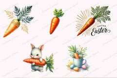 Easter Carrot Clipart Bundle  8 - CraftNest - Digital Crafting and Art