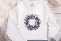 4th of July Wreath Clipart Bundle - CraftNest - Digital Crafting and Art