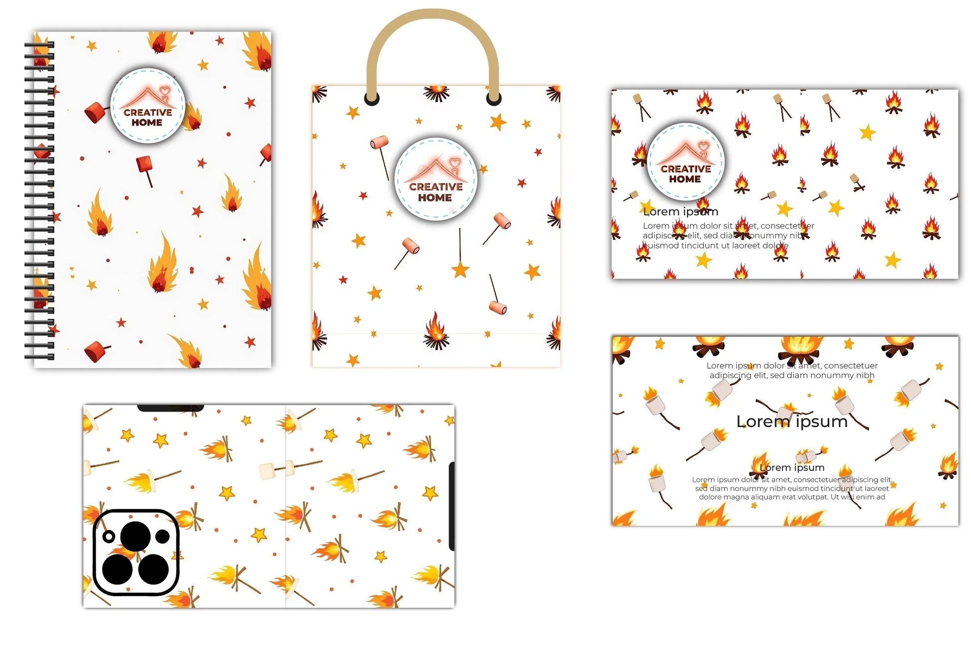 Cozy Camping Clipart Bundle - CraftNest - Digital Crafting and Art