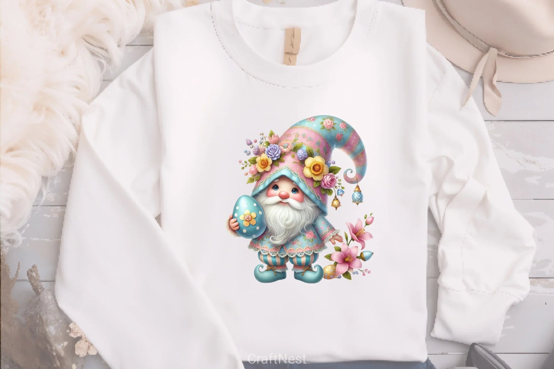 Easter Gnome Clipart Bundle 16 - CraftNest - Digital Crafting and Art