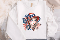 4th of July Girl Clipart Bundle - CraftNest - Digital Crafting and Art