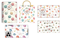 Cozy Yarn & Needle Pattern Clipart Bundle - CraftNest - Digital Crafting and Art