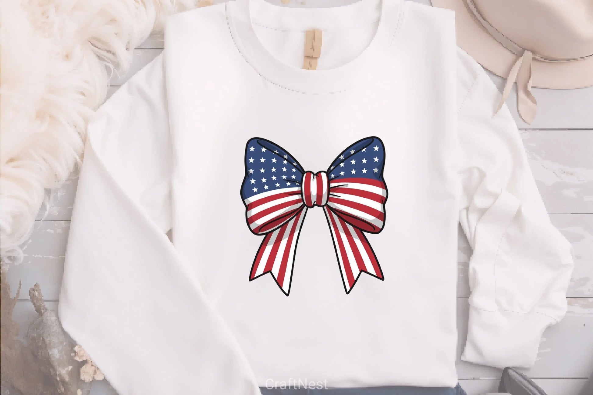 Coquette Bow 4th July Clipart Bundle - CraftNest - Digital Crafting and Art