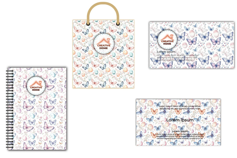 Easter Butterflies Eggs Blossoms Clipart Bundle - CraftNest - Digital Crafting and Art