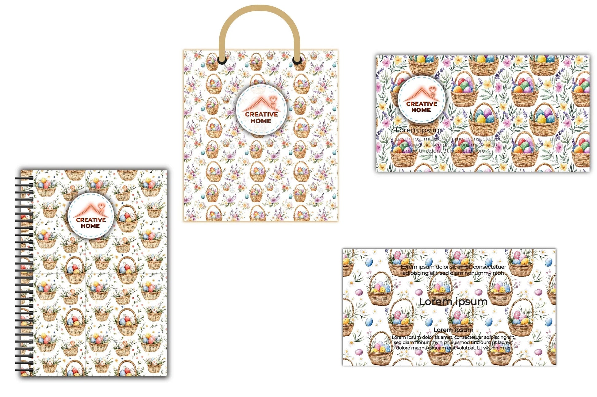 Easter Egg Basket Clipart Bundle 5 - CraftNest - Digital Crafting and Art