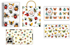 Cheerful Insect Pattern Clipart Bundle - CraftNest - Digital Crafting and Art