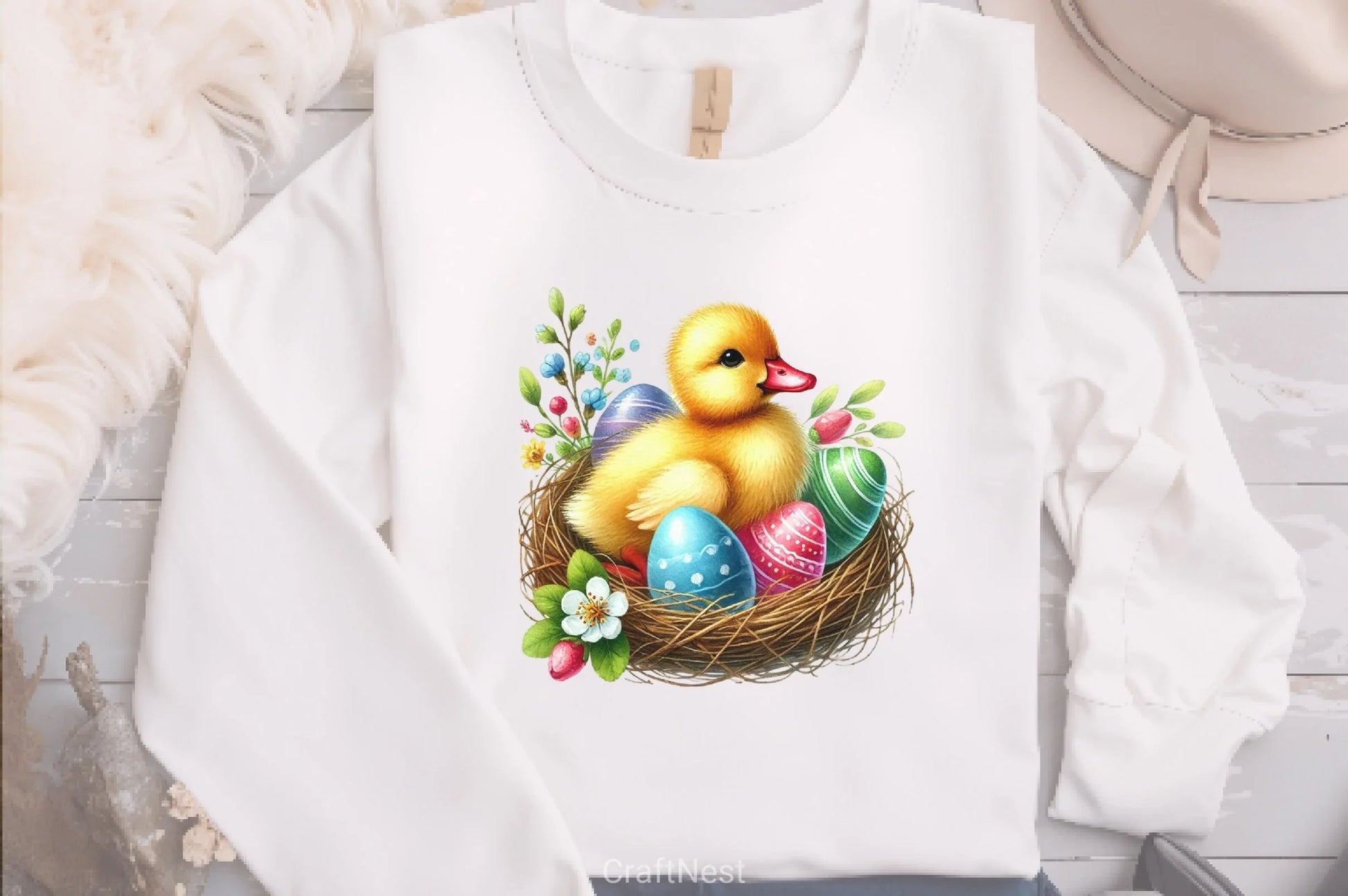 Cute Easter Duck Clipart Bundle - CraftNest - Digital Crafting and Art
