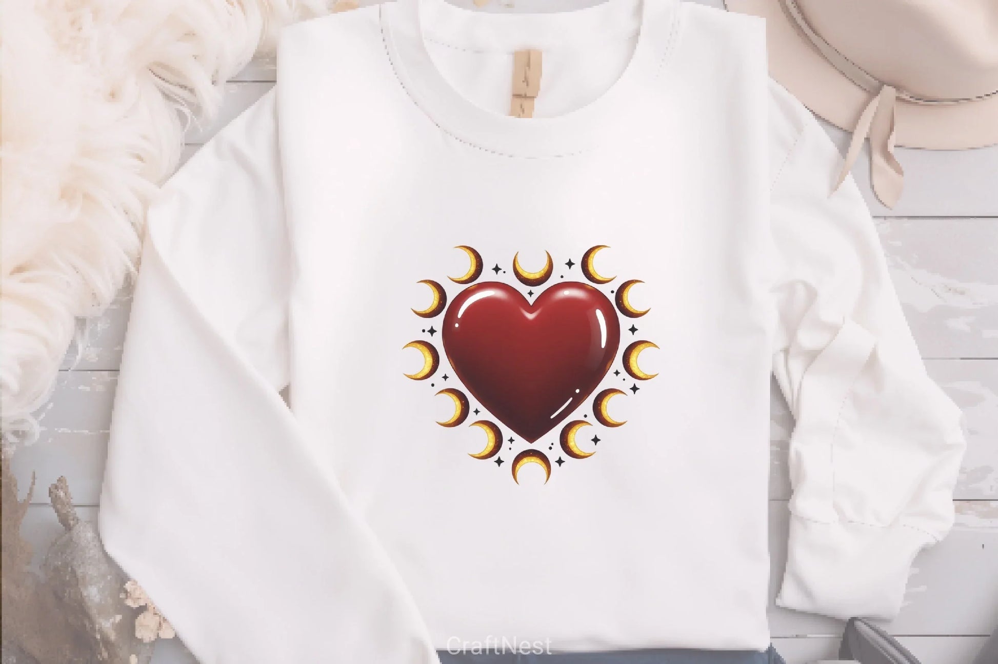 Gothic Heart Clipart Bundle - CraftNest - Digital Crafting and Art