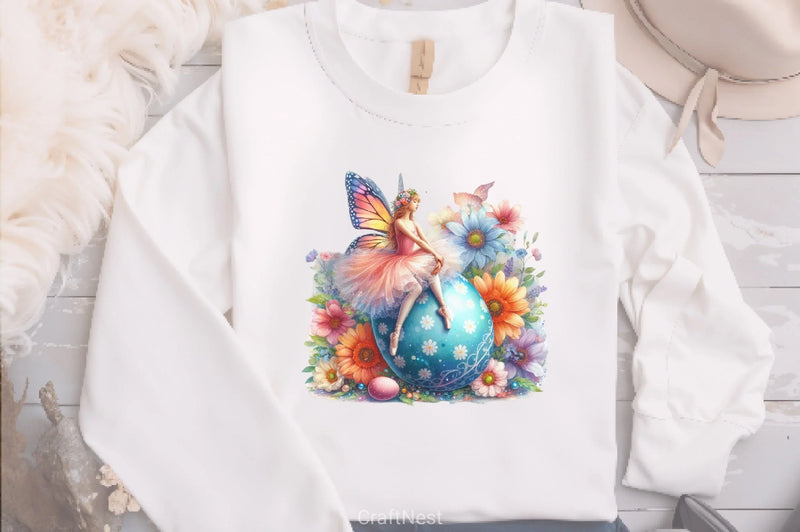 Easter Ballerina Fairy Clipart Bundle - CraftNest - Digital Crafting and Art