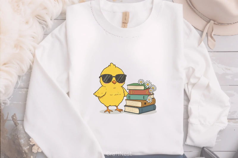 Groovy Easter Bookish Clipart Bundle - CraftNest - Digital Crafting and Art