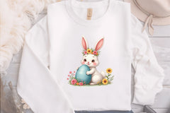 Cute Bunny Easter Clipart Bundle - CraftNest - Digital Crafting and Art