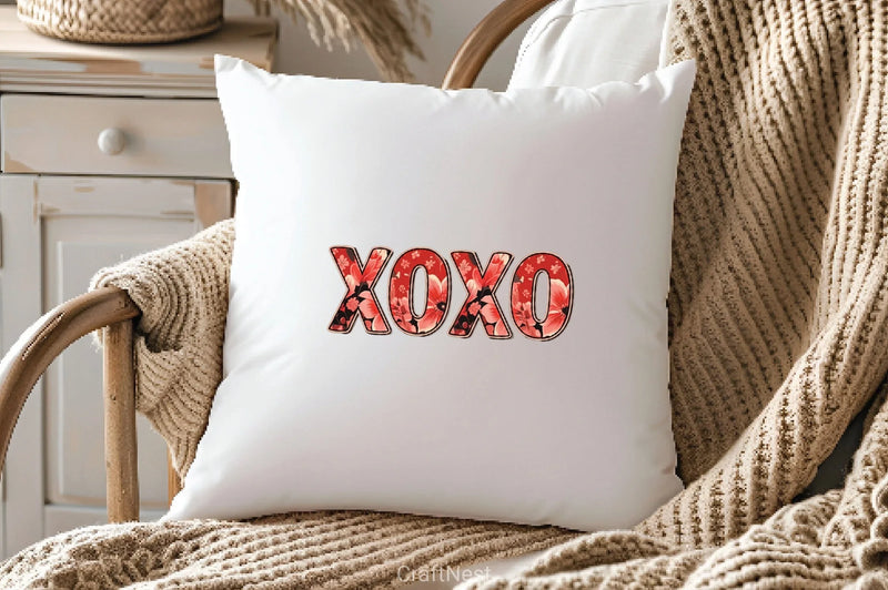 Xoxo Retro Valentine Clipart Bundle - CraftNest - Digital Crafting and Art