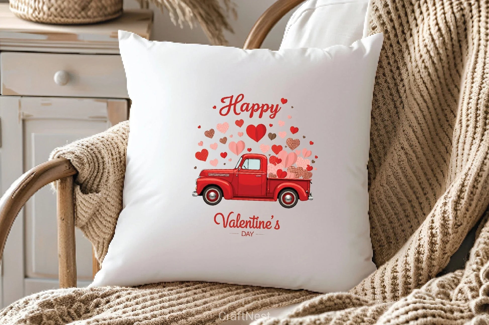 Valentine's Day Truck Hearts Clipart Bundle 5 - CraftNest - Digital Crafting and Art